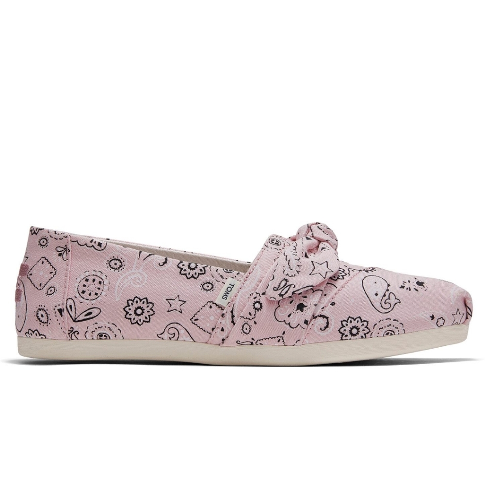 Tom's Pink Bandana Bow Cloudbound Classics 8.5